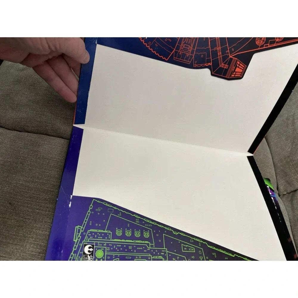 Vtg 1996 NOS Mead Star Wars 12x9 Portfolio School 4 Folder Lot read UNPUNCHED